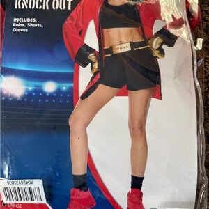 Spirit Red and Black Boxing Costume